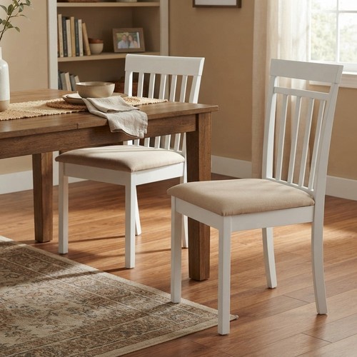 Elegant white rubberwood - white,