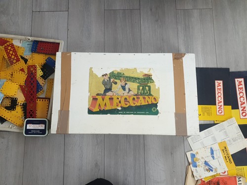 Job lot vintage meccano - lot,