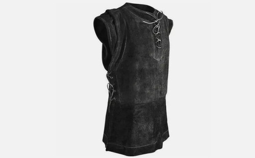 Leather armour viking jacket - leather,