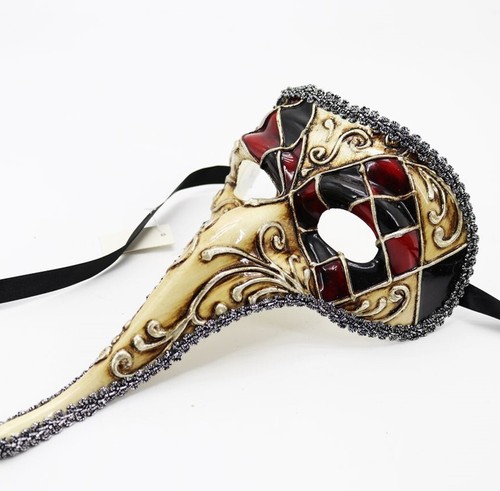 Venetian long nose mask - long,