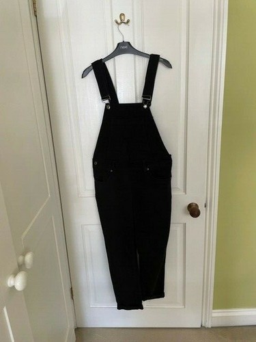 Boohoo black dungarees - boohoo,