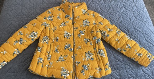 Mustard floral quilted - tu,