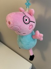 Daddy pig bag - pig, clip,