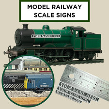 Custom scale model - scale, train