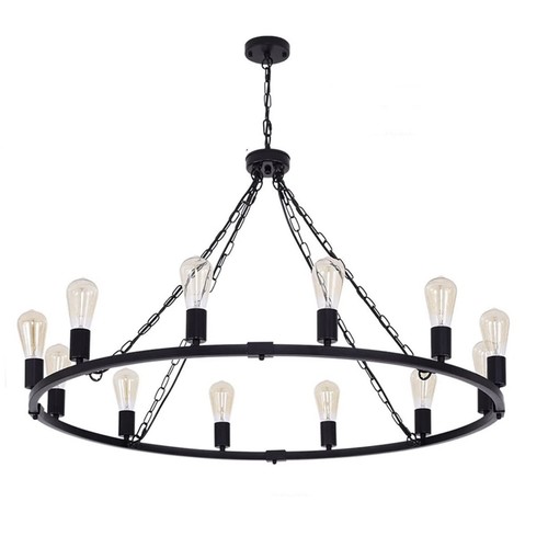 Modern rustic light wagon - rustic,