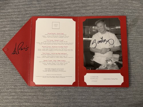 Gordon ramsay hand signed - gordon,