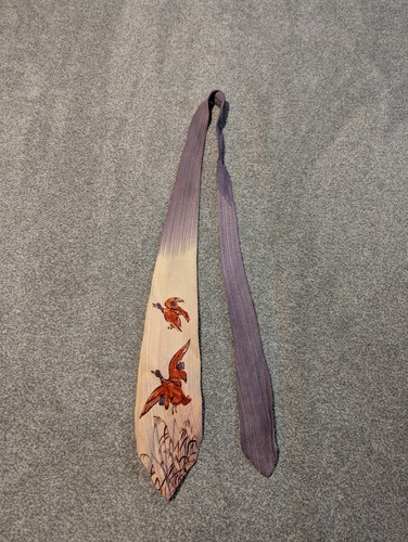 Vintage hand painted tie 1940s - vintage,