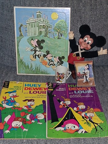 Vtg mickey mouse - mickey, puzzle,
