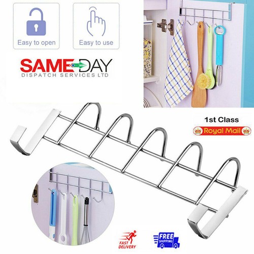 Hooks over cabinet door - over,