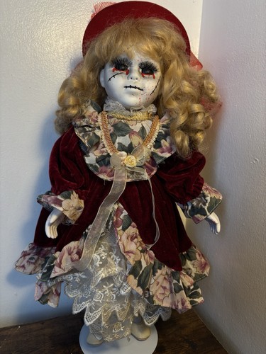 Porcelain horror doll - porcelain,