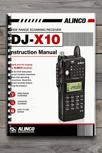 Alinco x10 wide range - dj-x10,