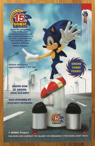 2006 sonic the hedgehog 15th - 2006,
