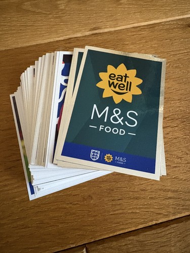 Panini england sticker - m&s,