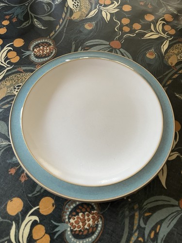 Denby azure tea plate retired - azure, plate.