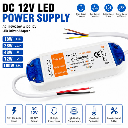 12v led driver power supply - 12v,