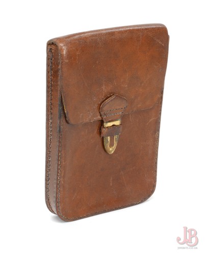 Vintage leather cigar case - , /