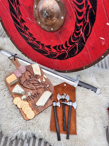 Black viking cheese axe - viking,