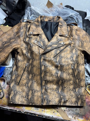 Men brown snakeskin - men’s,