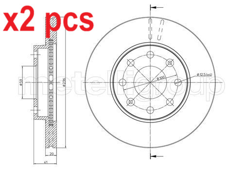 Pcs sides fits - x2,