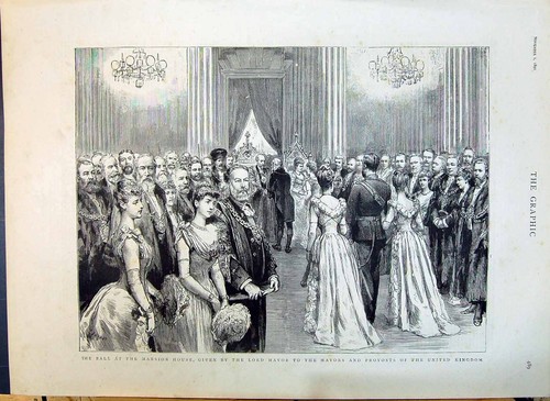 Old 1890 ball mansion house - ball,