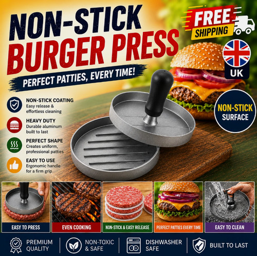 Hamburger press round shape - hamburger,