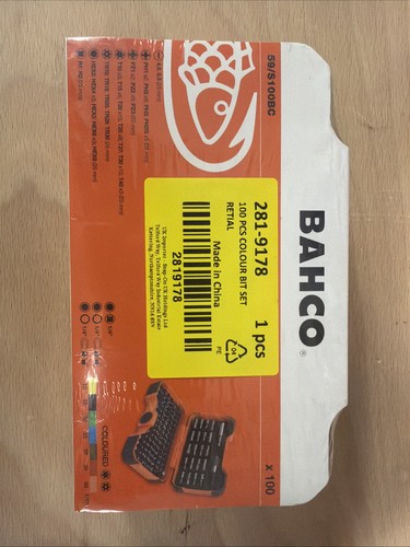 Bahco s100bc 100 piece - bahco, 59/s100bc