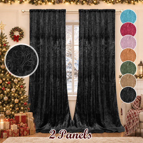 Luxury crushed velvet - velvet, curtains