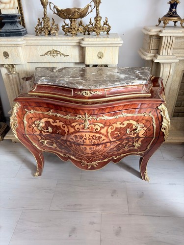 Wooden empire chest drawers - wooden,