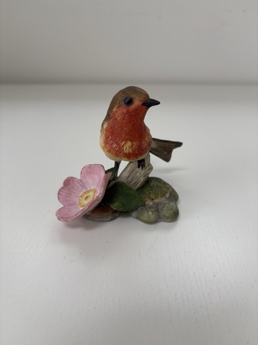 European robin porcelain - european,