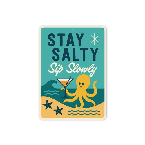 Stay salt sip slowly tropical - stay,