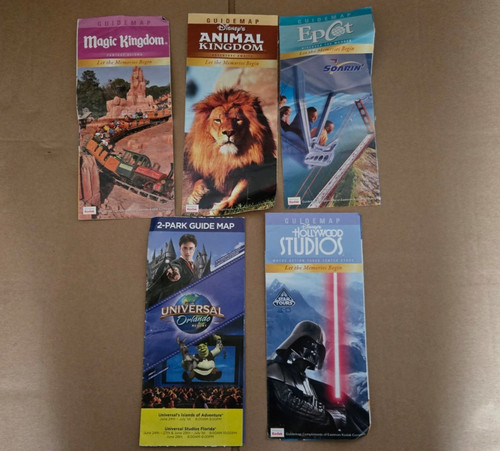 Orlando 2012 theme park maps - theme,