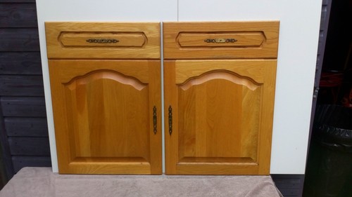 Pair solid light oak - solid,