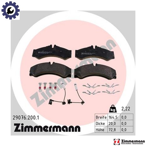 Brake pad set disc - pad,