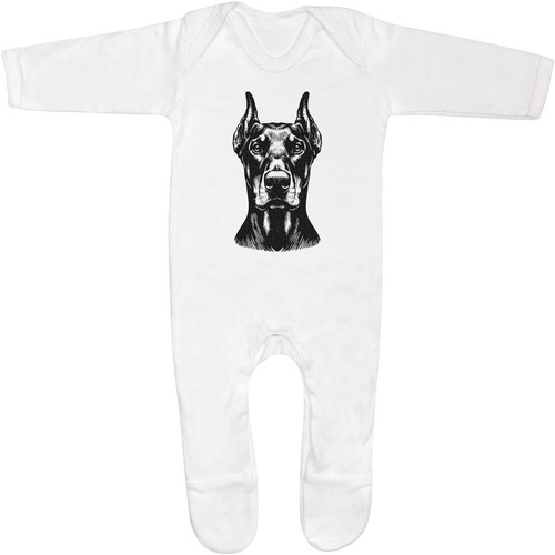 Doberman dog portrait baby - dog, portrait'
