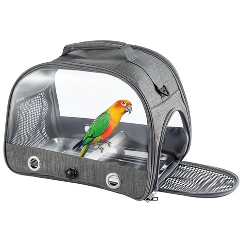 Portable birds parrot - birds, carrier
