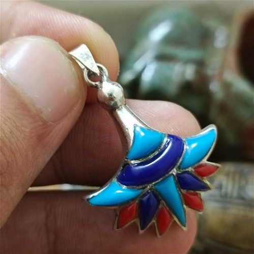 Handmade lotus flower pendant - lotus,