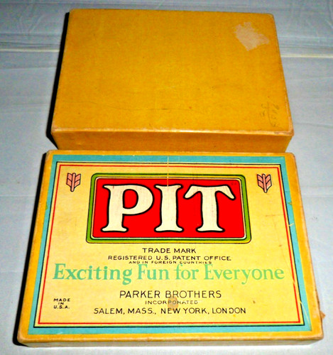 Pit vintage card - pit,