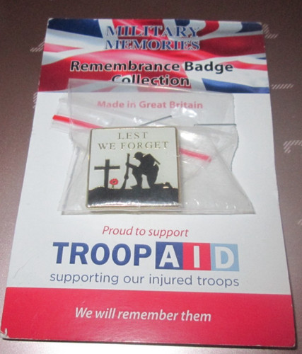 Troop aid appeal pin - ,