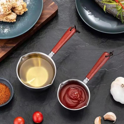 Stainless steel small saucepan - stainless,