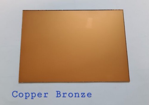 Size coloured glass mirror - a4,