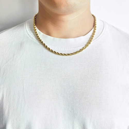 Men 5mm 18k gold plated - 5mm,