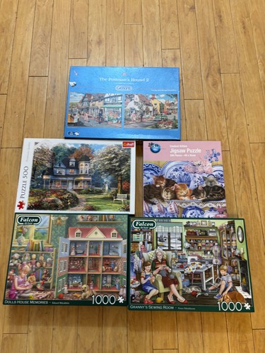 Job lot piece - lot, puzzles