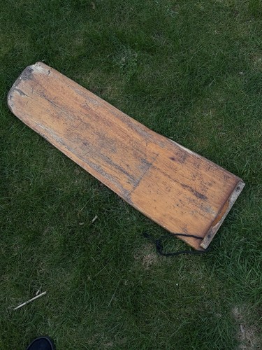 Vintage wood sailboat rudder - vintage,