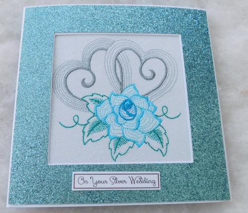 Silver wedding anniversary - silver,