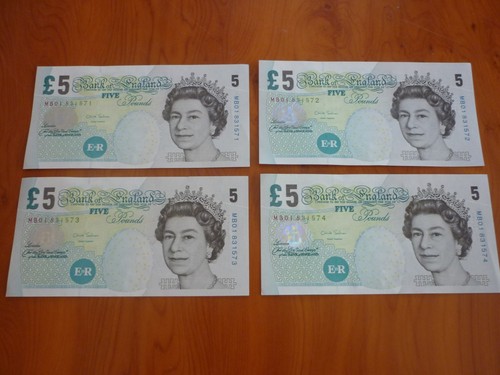 Bank england notes - of,