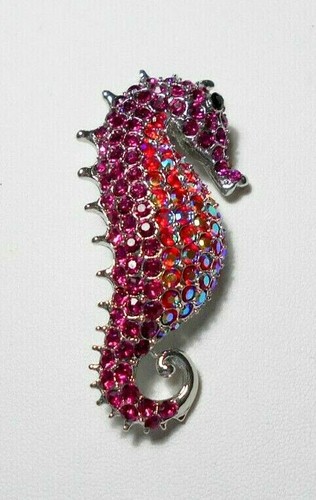 Seahorse brooch pendant - seahorse,