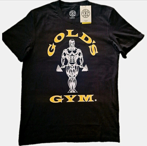 Gold gym men black - black, graphic