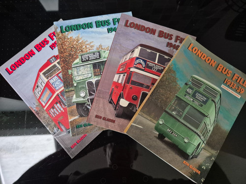 London bus file books - bus,
