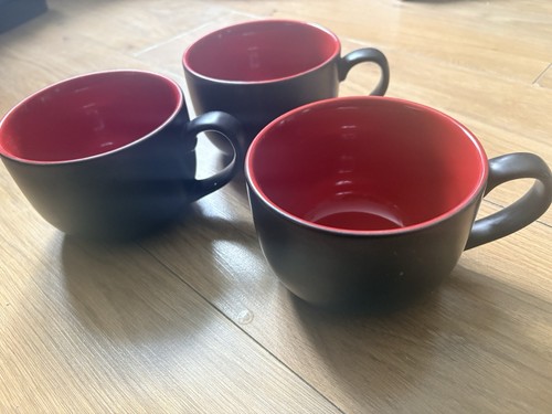 Set large soup tea mugs - 3,