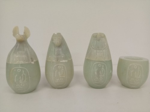 Egyptian canopic jars - canopic,